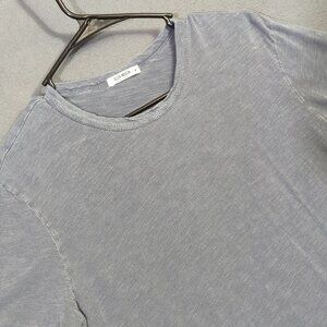 Buck Mason Slub T-Shirt Men's M Blue Short Sleeve Tee 100% Cotton Made In USA